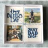 Father's day photo biscuits