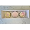 Box of 3 'best teacher' cupcakes pink