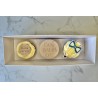 Box of 3 'best teacher' cupcakes brown