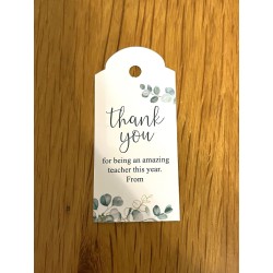 Teacher gift tag