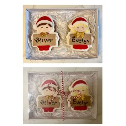 Personalised gingerbread place names  - box of 2