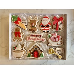 Deluxe  Christmas biscuit box