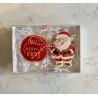 Santa's favourite teacher biscuit box