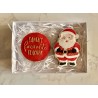 Santa's favourite teacher biscuit box