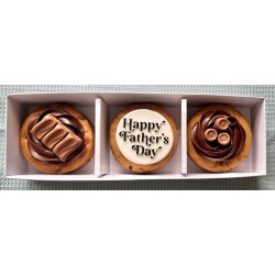 3 Father's day deep dish cookies