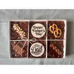 6 Father's day loaded brownies.